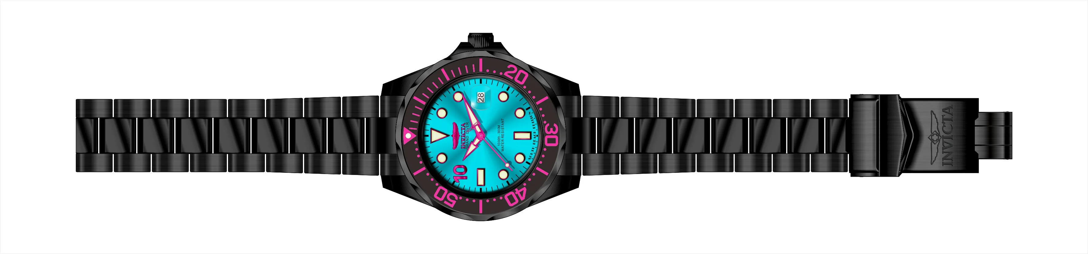 Band For Invicta Pro Diver Men 48706