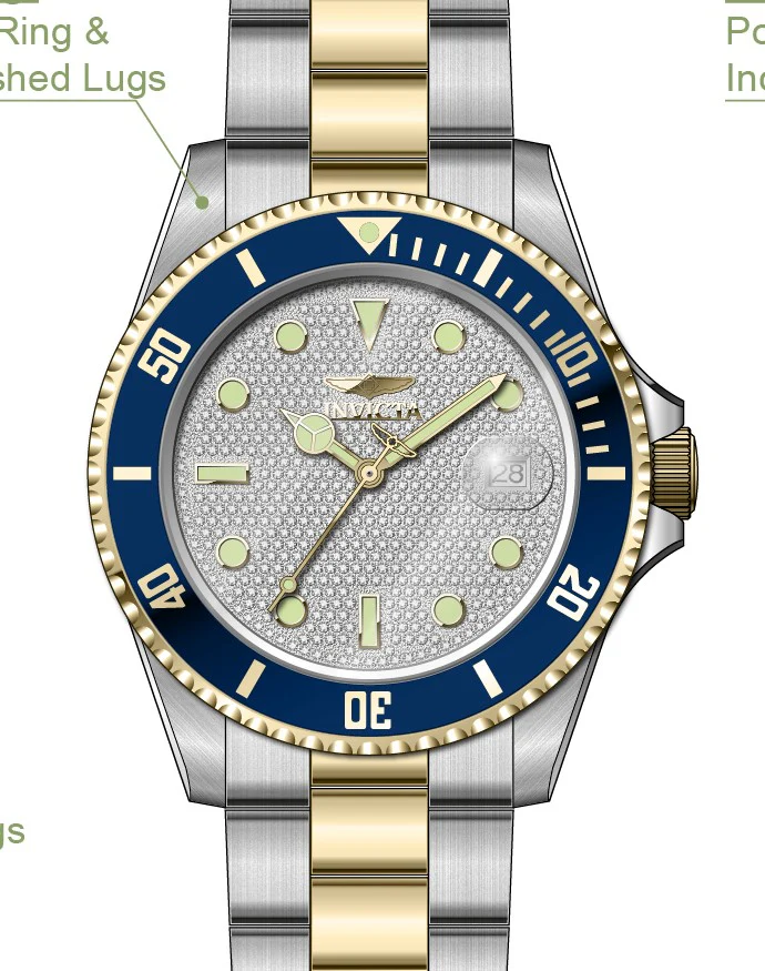 Band For Invicta Pro Diver Men 50283