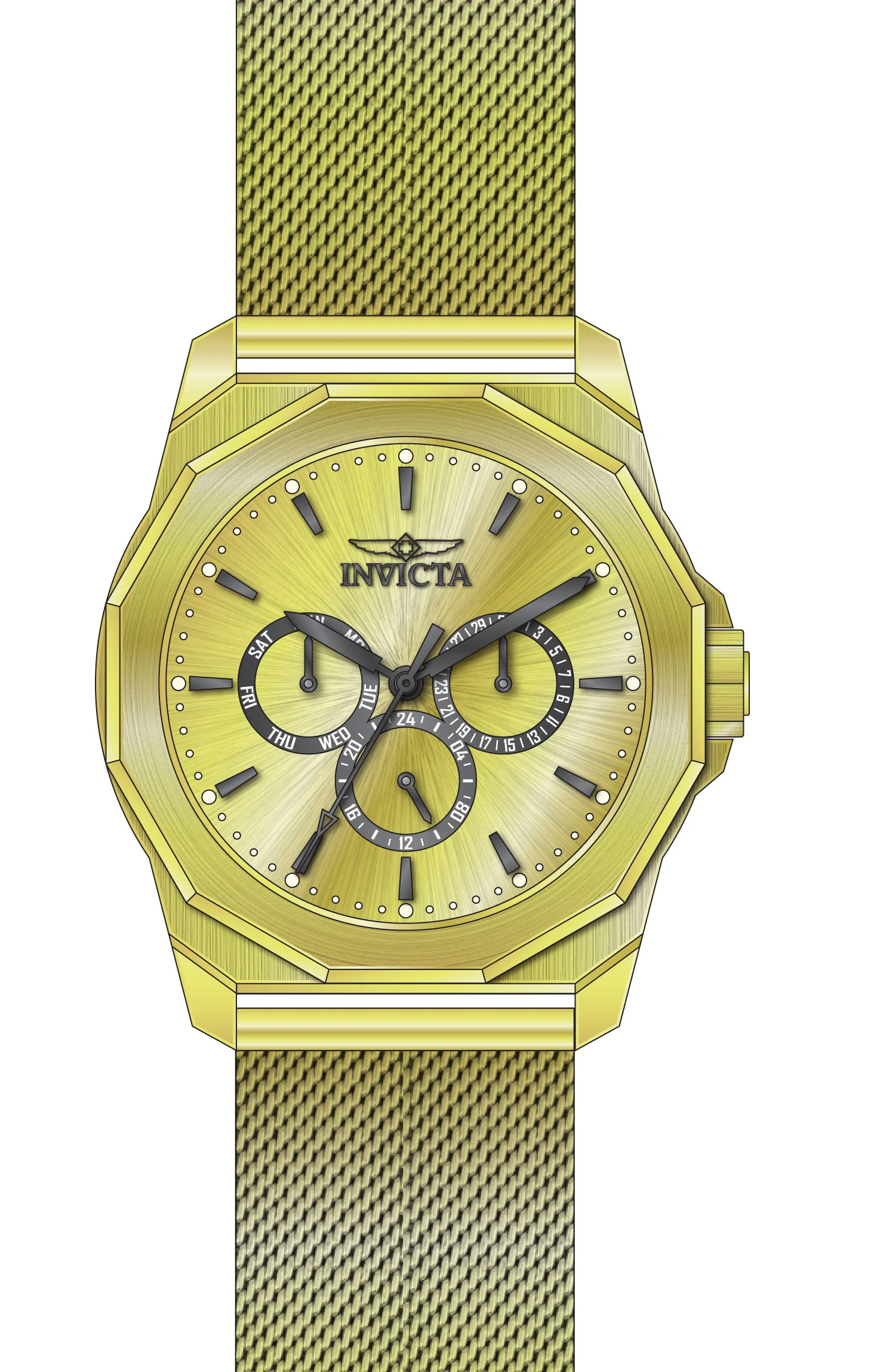 Band For Invicta Pro Diver Unisex 46255