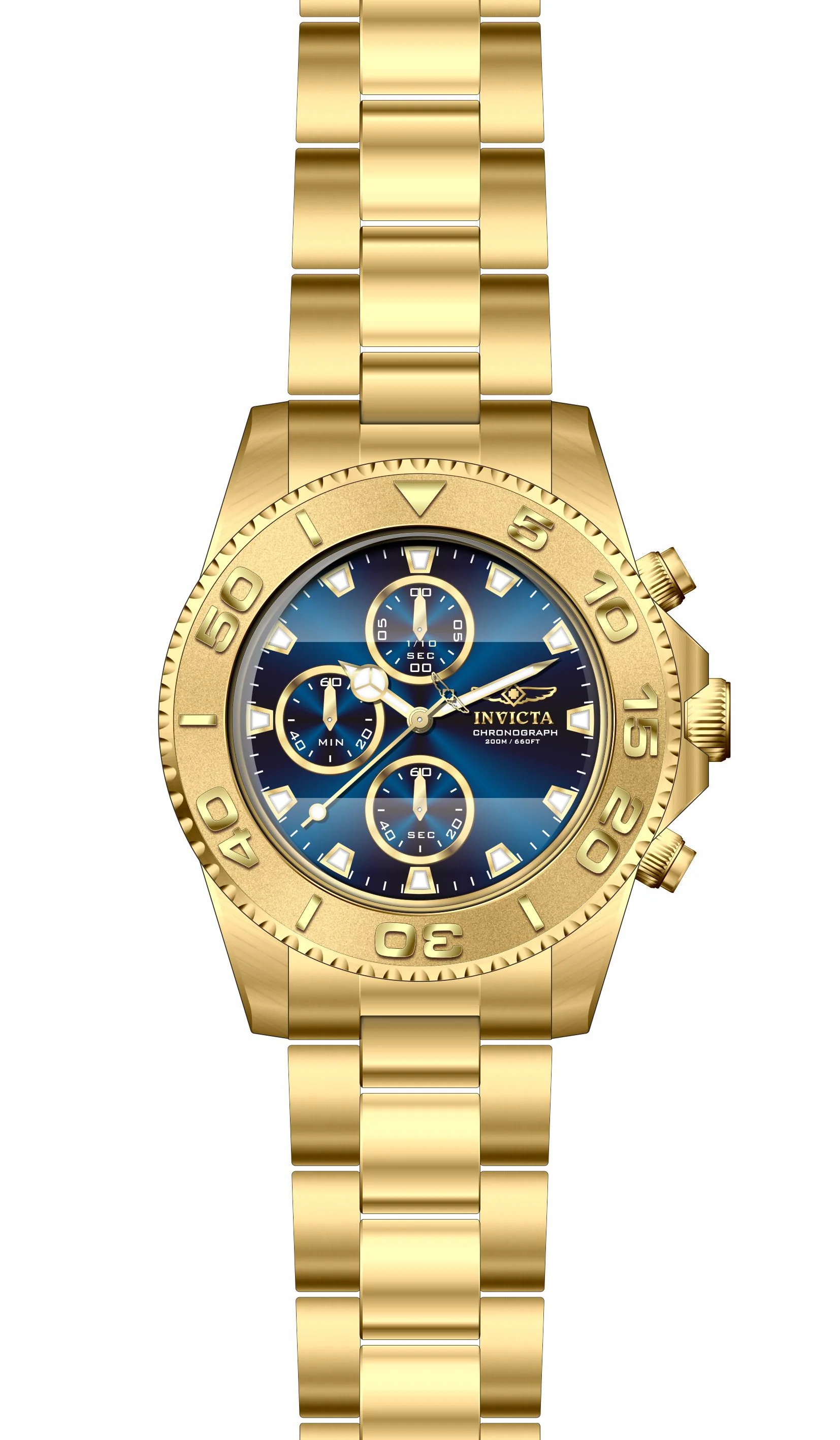 Band for Invicta Pro Diver Zager Exclusive Men 43409 - Image 2