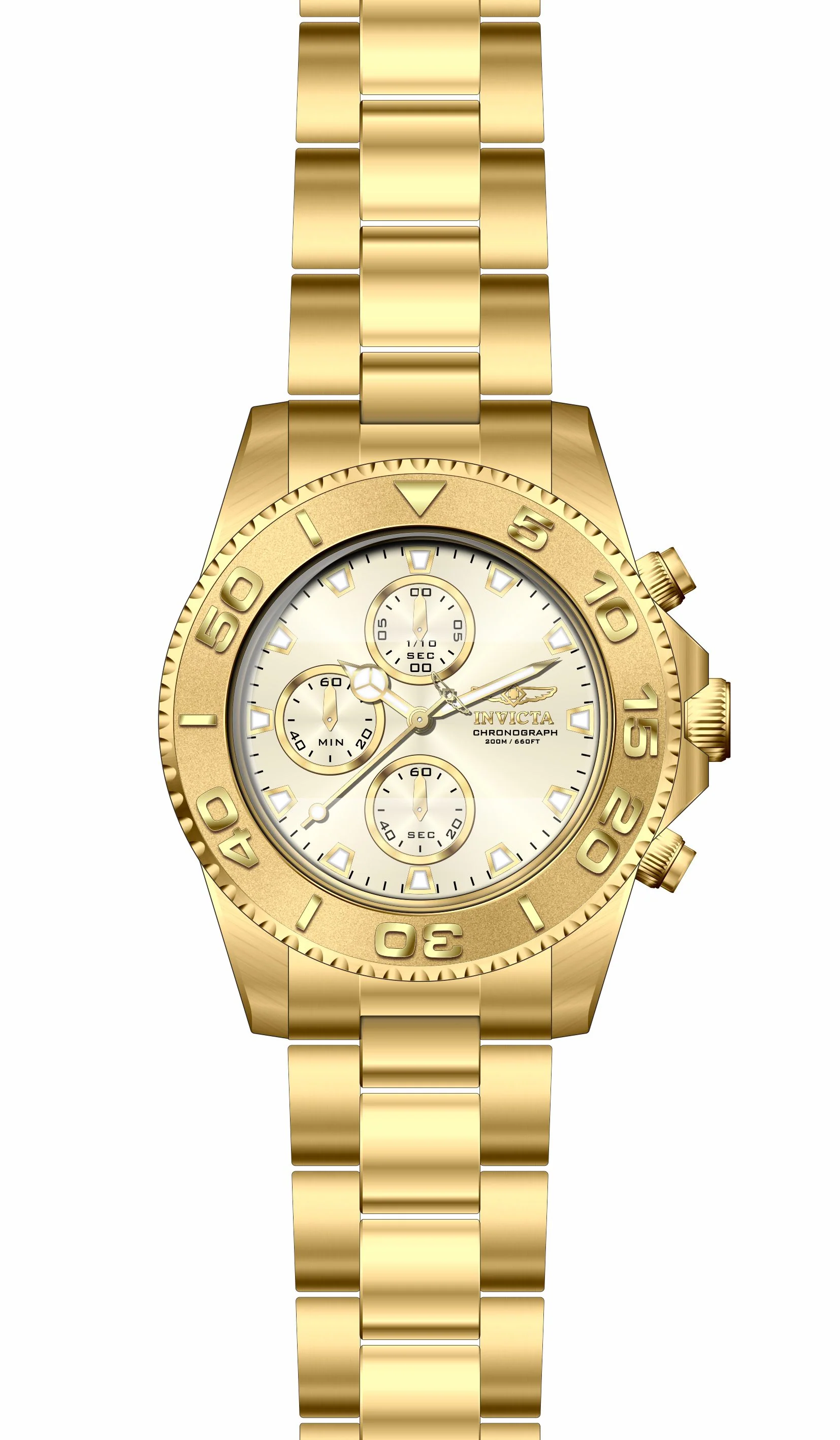 Band for Invicta Pro Diver Zager Exclusive Men 43410 - Image 2