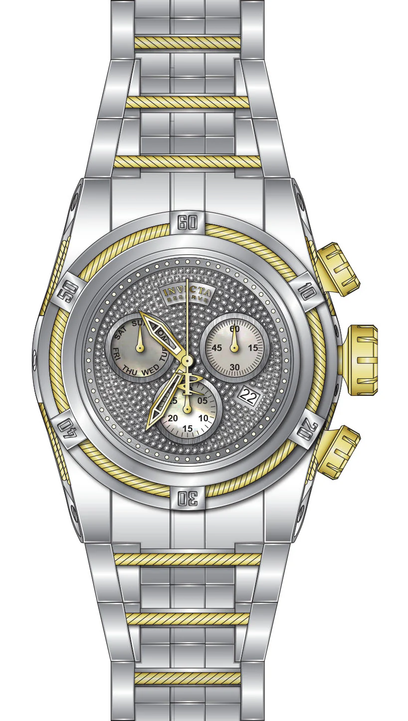 Band For Invicta Reserve Bolt Zeus Men 45918