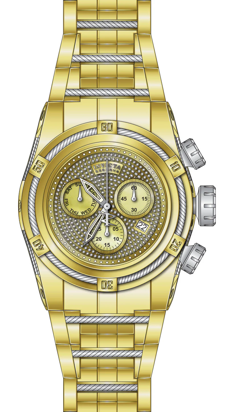 Band For Invicta Reserve Bolt Zeus Men 45920