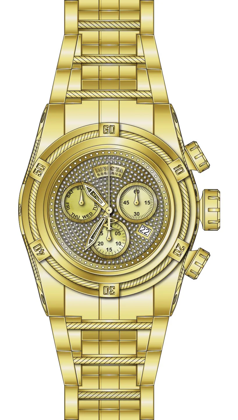 Band For Invicta Reserve Bolt Zeus Men 45921