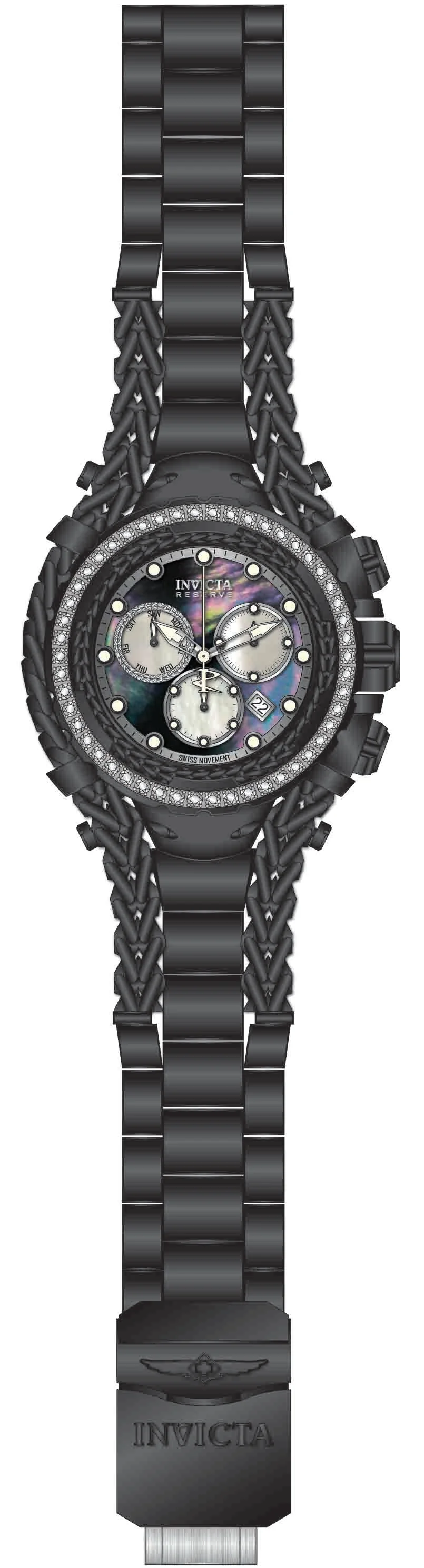 Band For Invicta Reserve Gladiator Men 51468