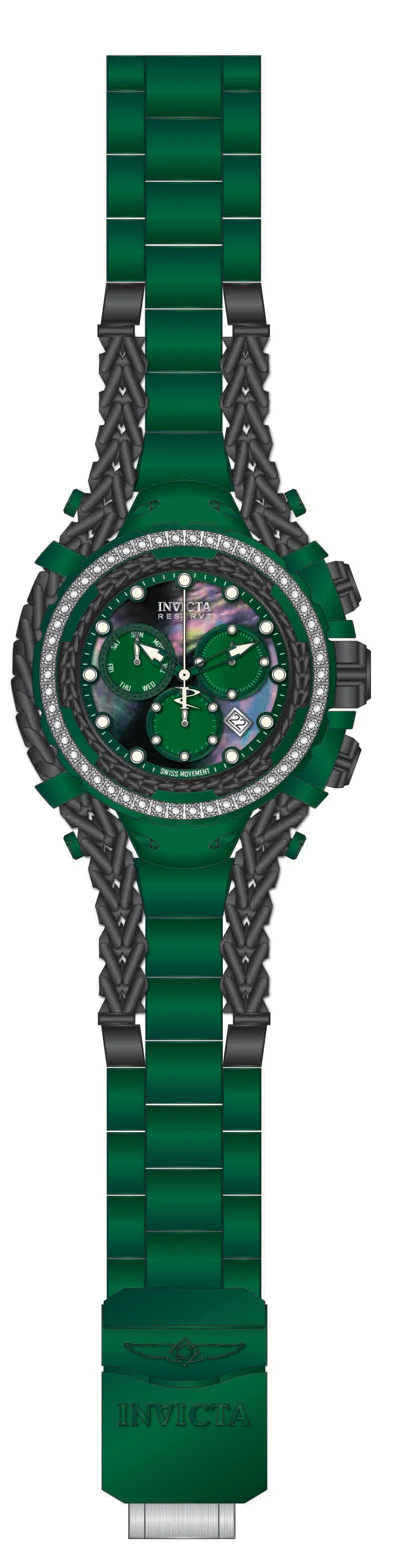 Band For Invicta Reserve Gladiator Men 51474