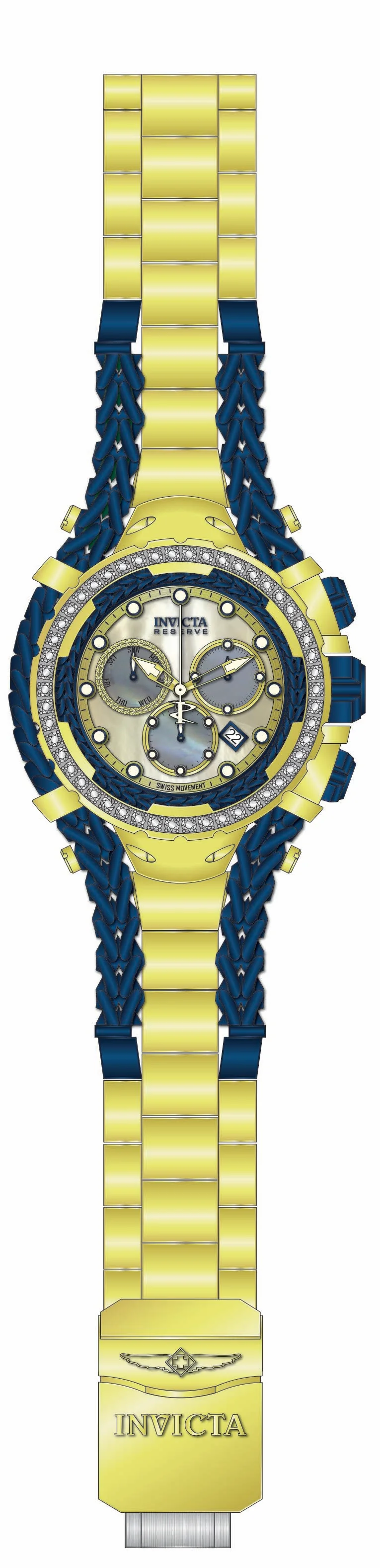 Band For Invicta Reserve Gladiator Men 51478