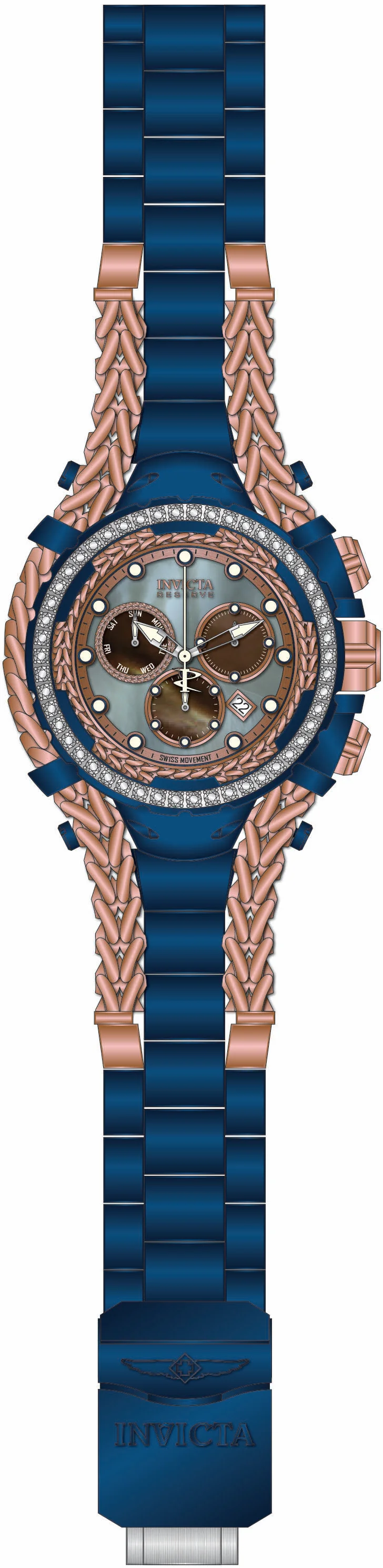 Band For Invicta Reserve Gladiator Men 51479