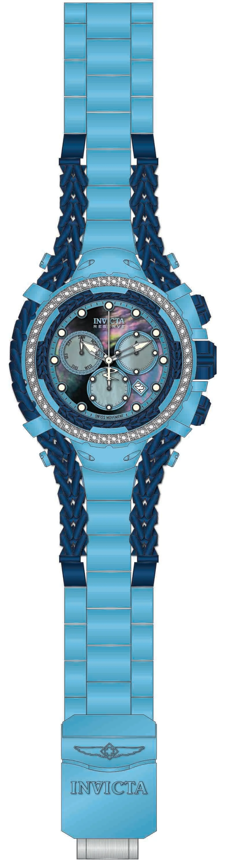 Band For Invicta Reserve Gladiator Men 51480