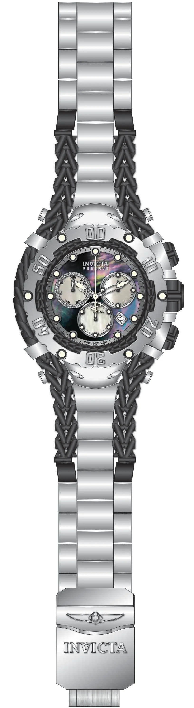 Band For Invicta Reserve Gladiator Men 51488