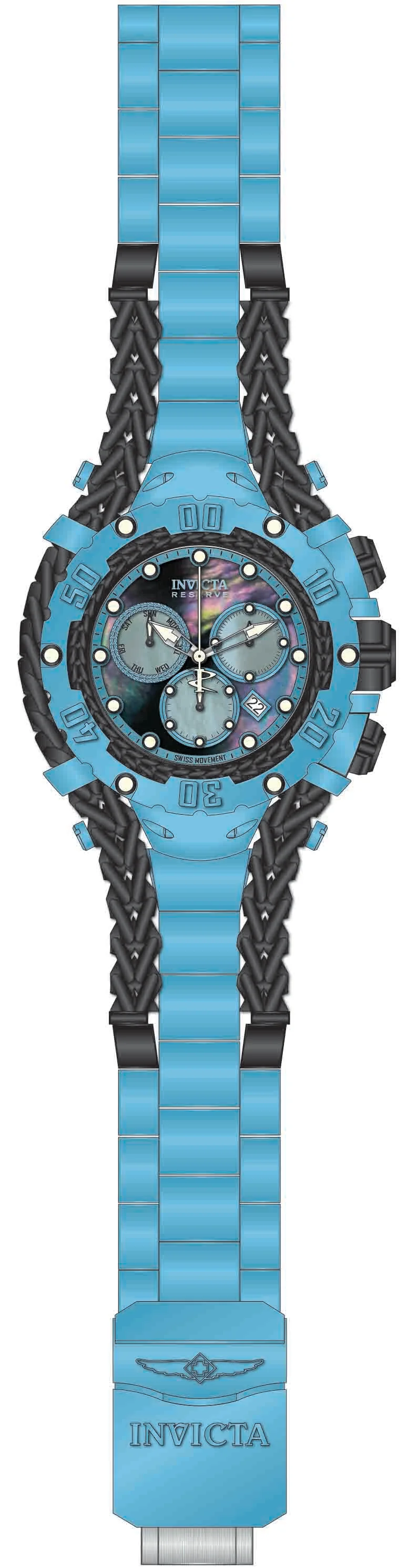 Band For Invicta Reserve Gladiator Men 51492