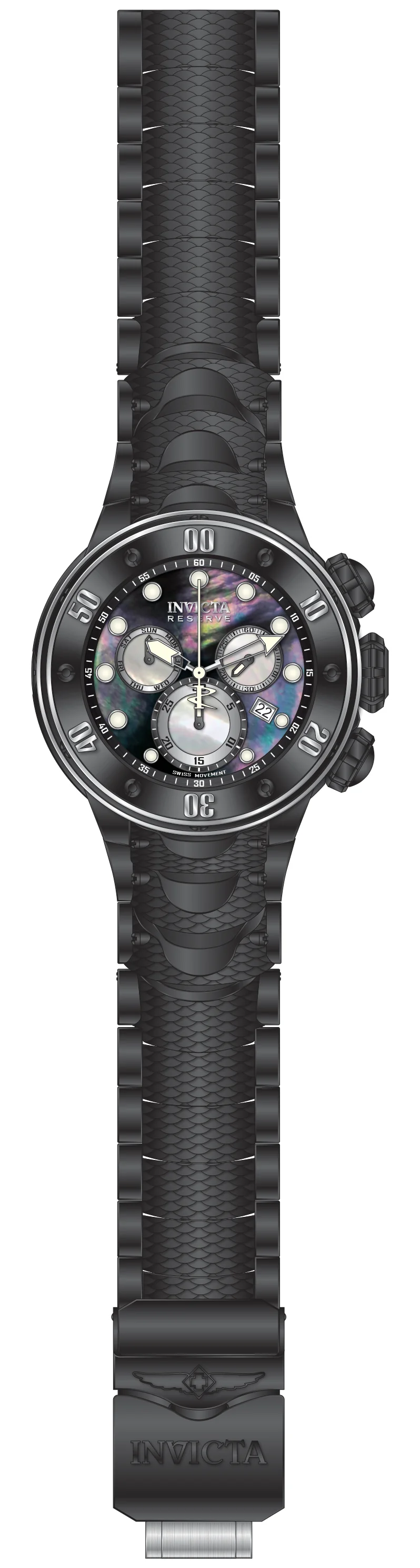 Band For Invicta Reserve Kraken Men 51563