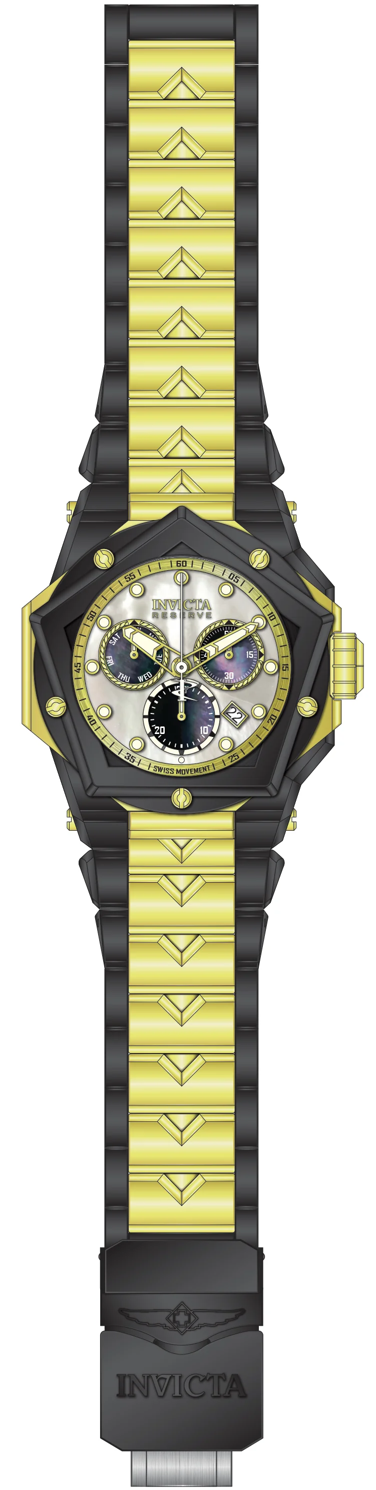 Band For Invicta Reserve Kraken Men 51603