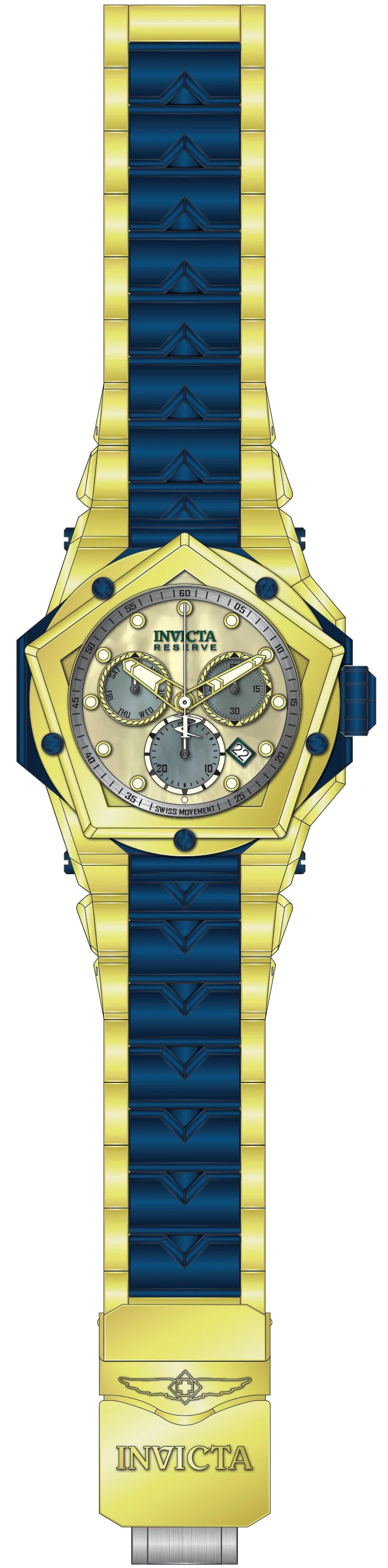 Band For Invicta Reserve Kraken Men 51611