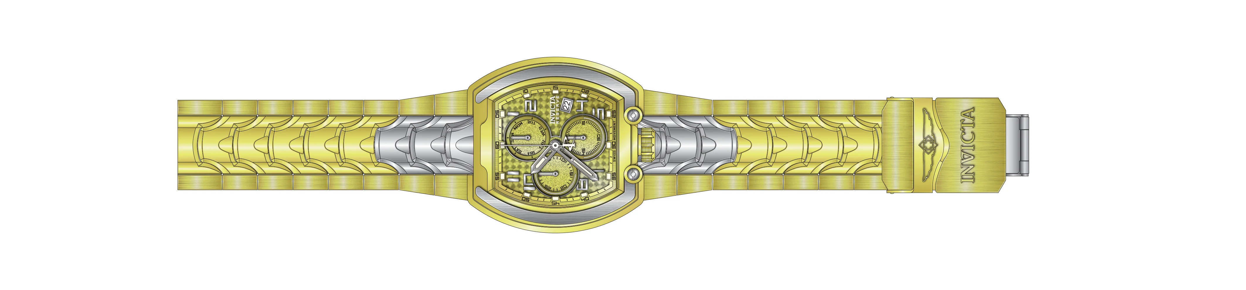 Band For Invicta Reserve Man Men 45201