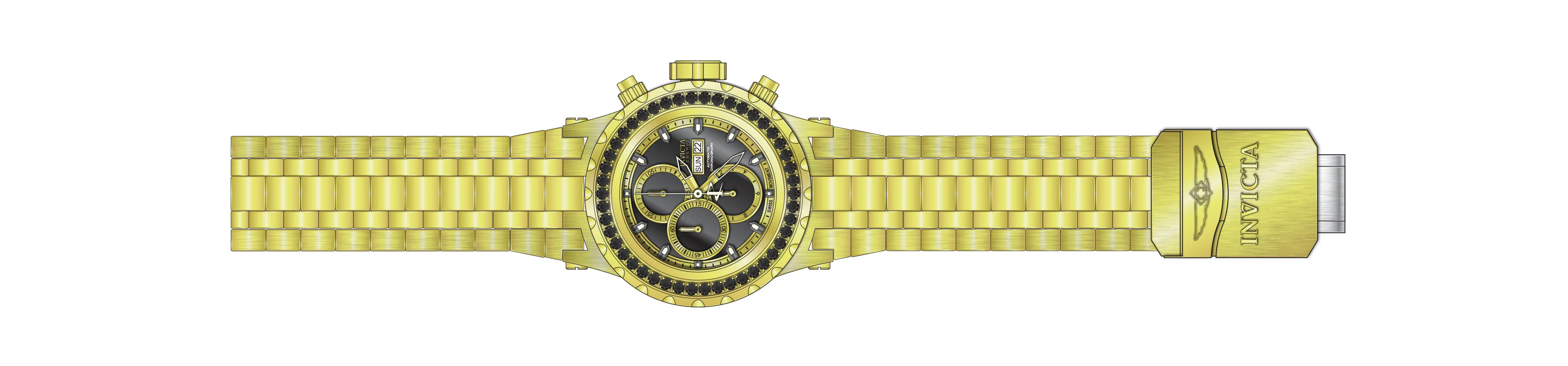 Band For Invicta Reserve Men 45378
