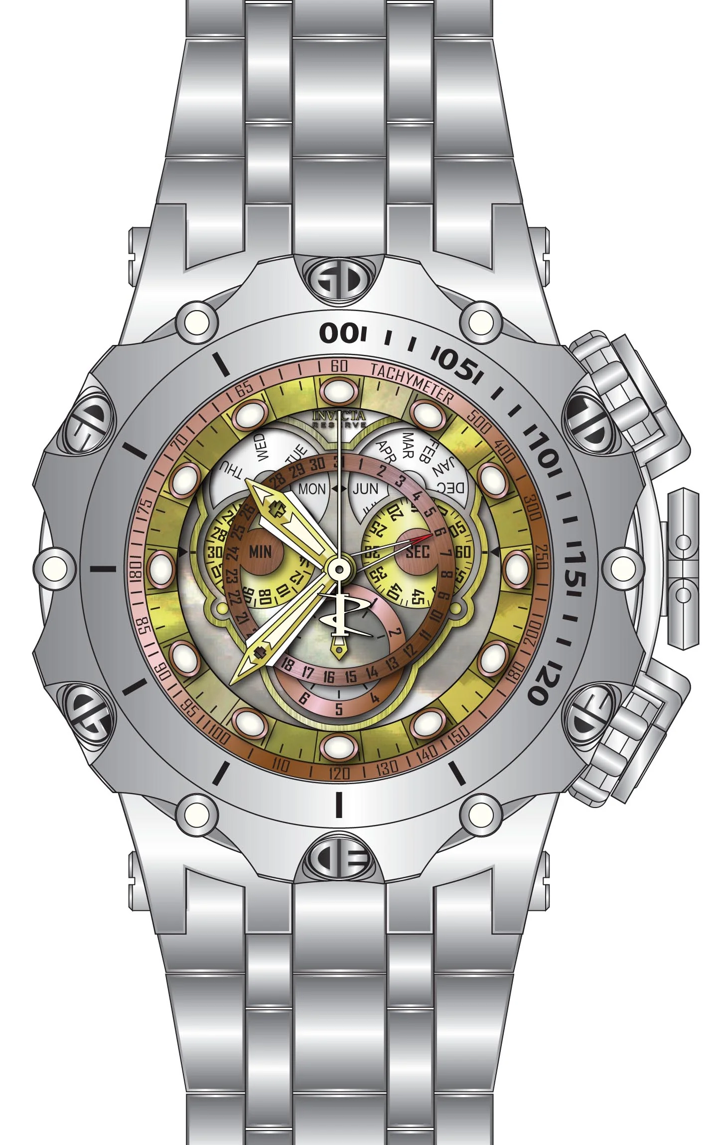 Band For Invicta Reserve Men 45603