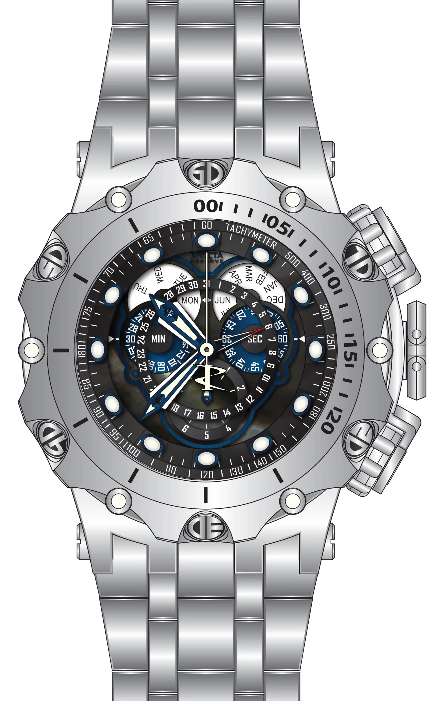 Band For Invicta Reserve Men 45604