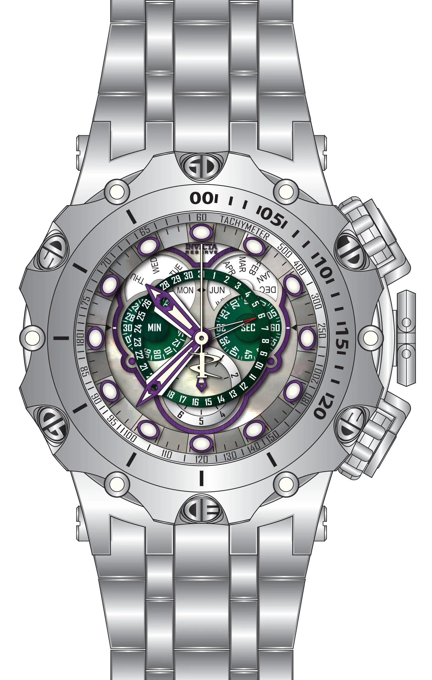 Band For Invicta Reserve Men 45608
