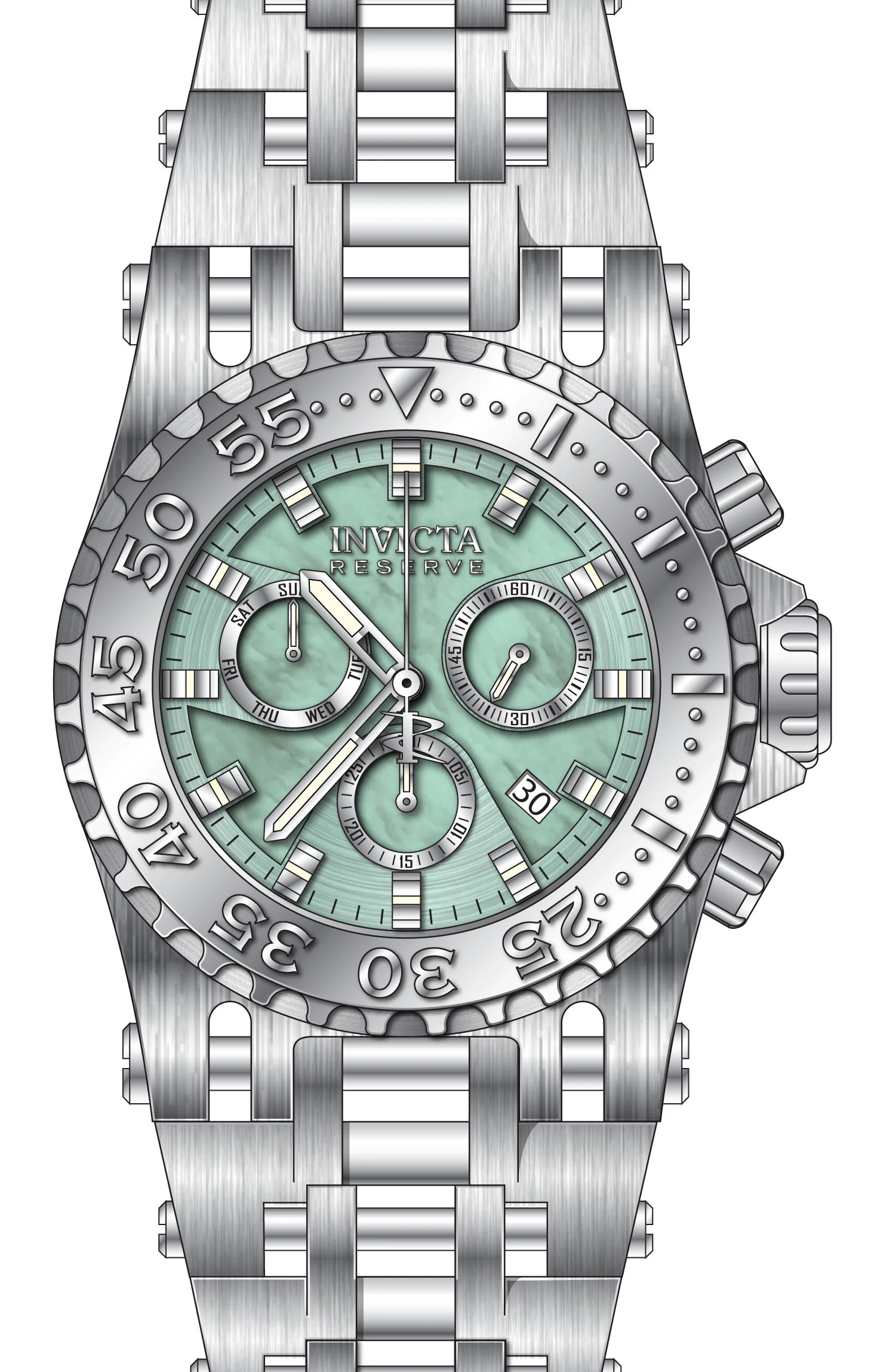 Band For Invicta Reserve Men 45929