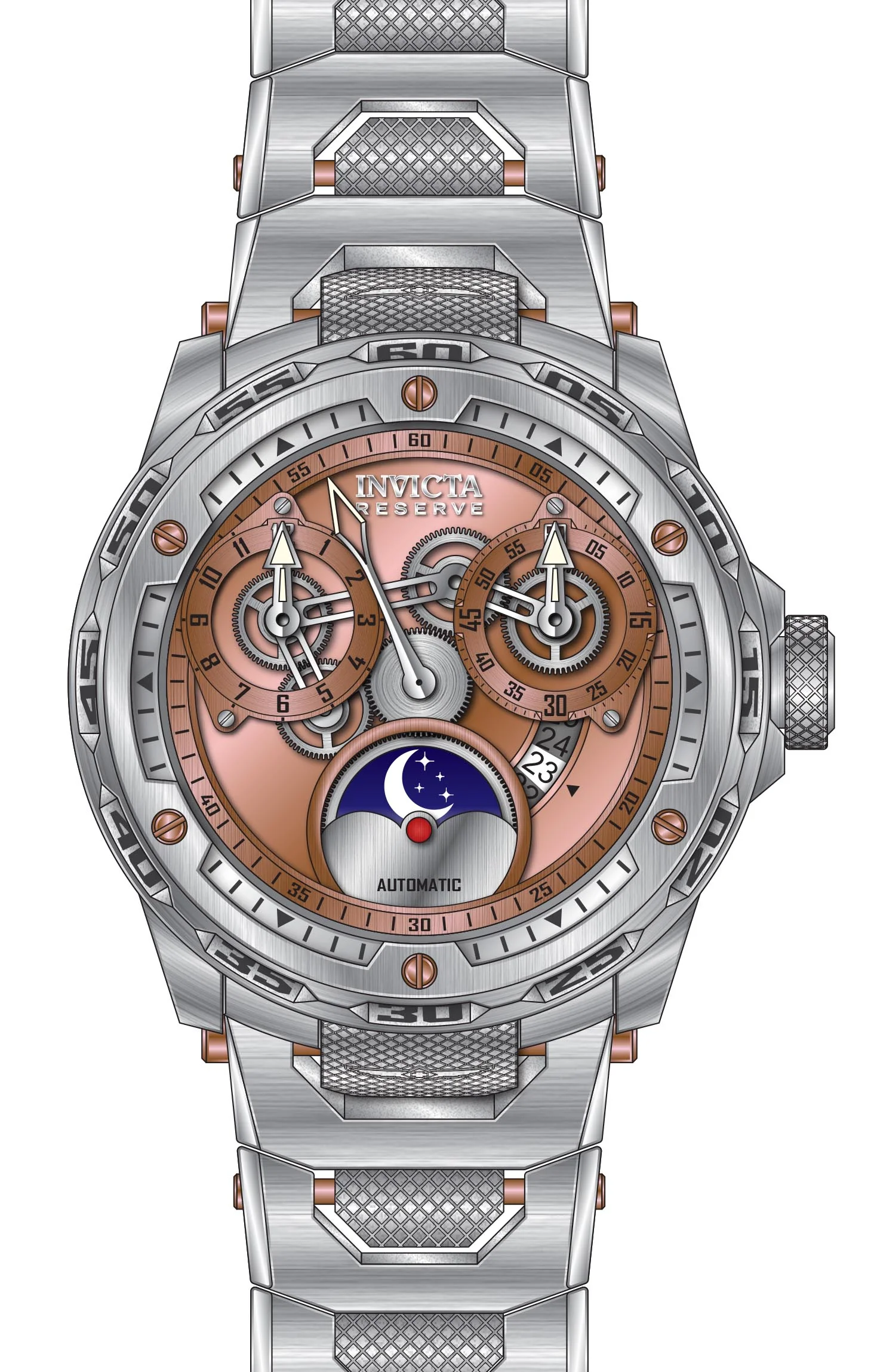 Band For Invicta Reserve Men 50033