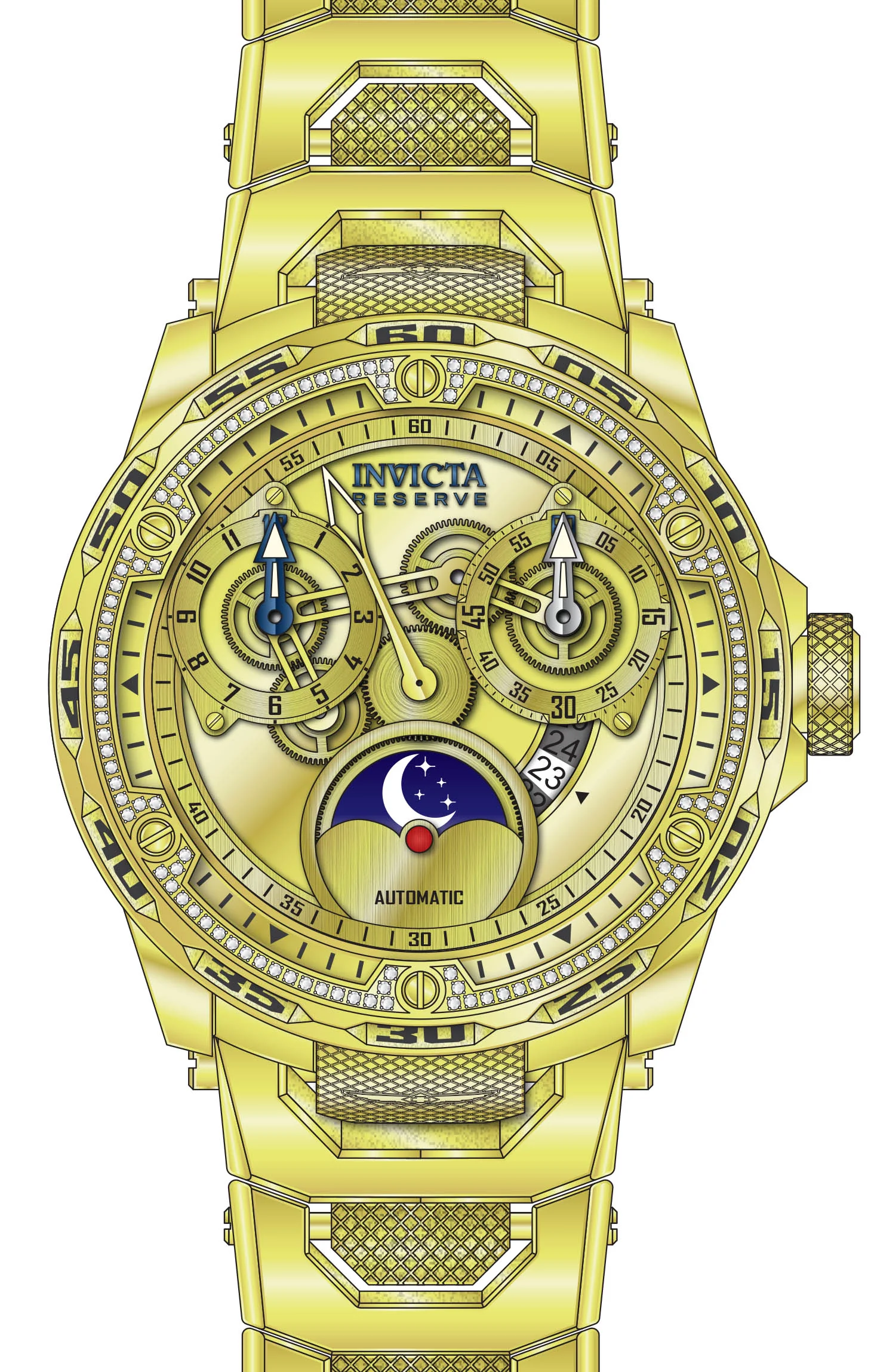 Band For Invicta Reserve Men 50439