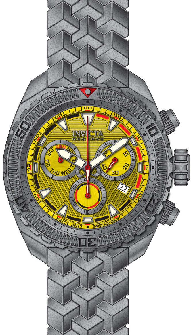 Band For Invicta Reserve Ocean Warrior Men 50838