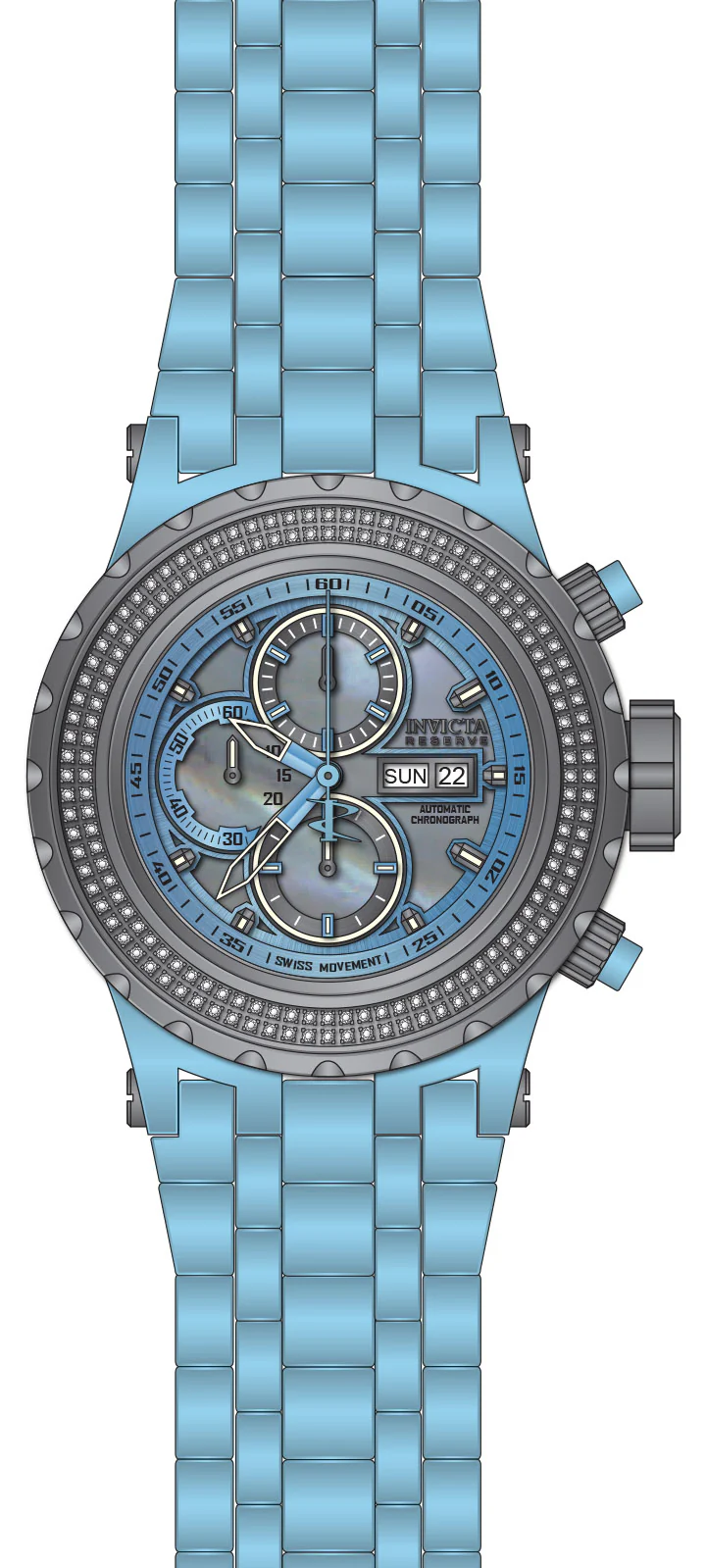 Band For Invicta Reserve Specialty Subaqua Men 45992