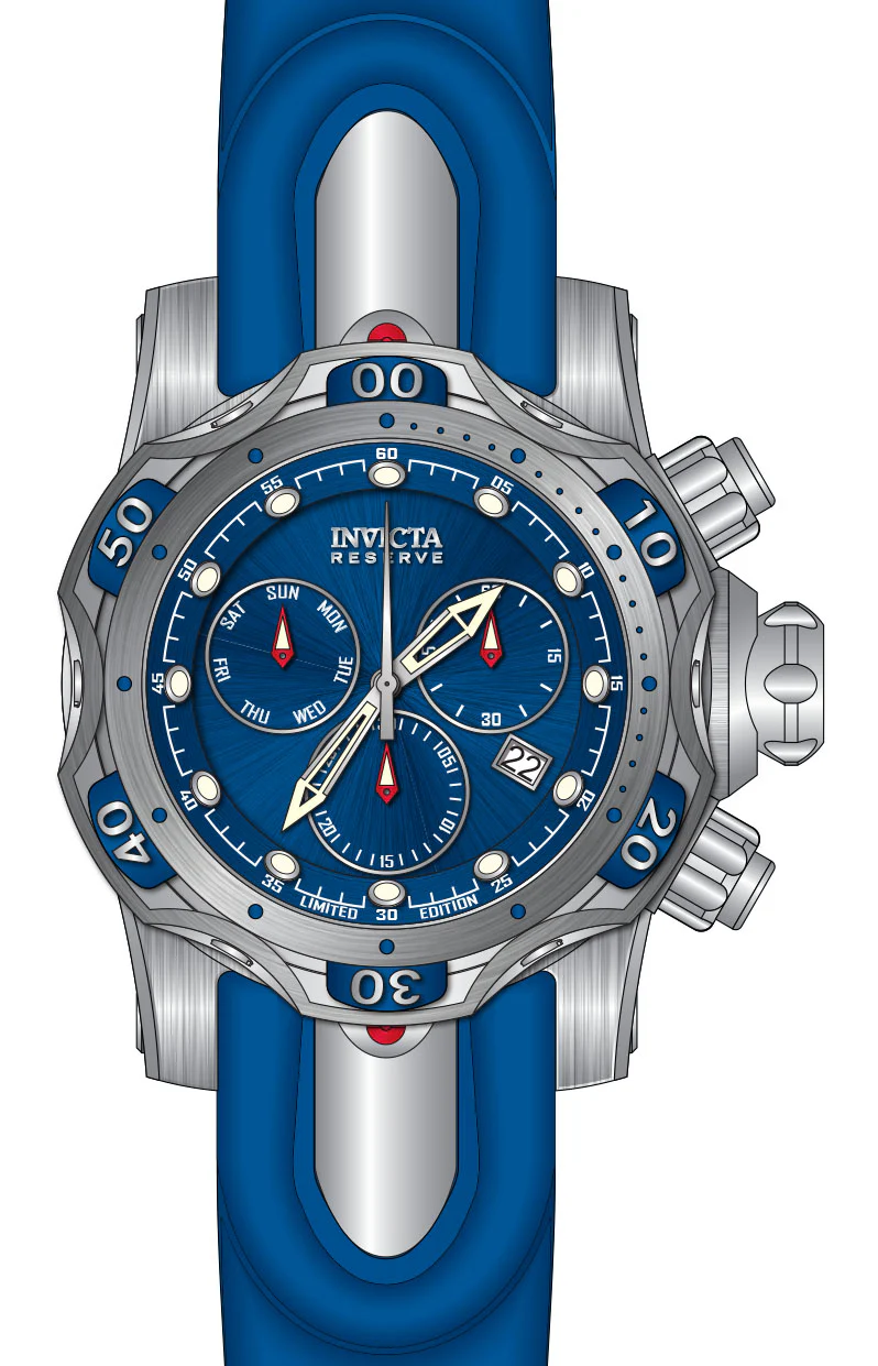 Band For Invicta Reserve Venom Men 46162