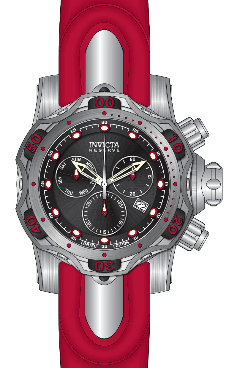 Band For Invicta Reserve Venom Men 46173