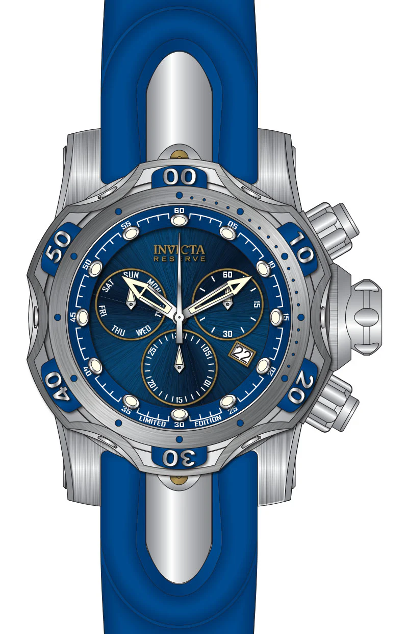 Band For Invicta Reserve Venom Men 46180