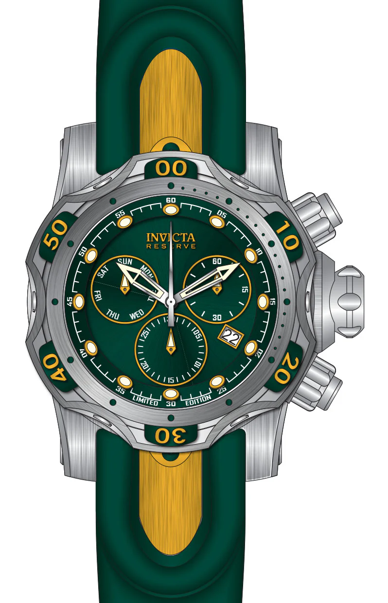 Band For Invicta Reserve Venom Men 46184