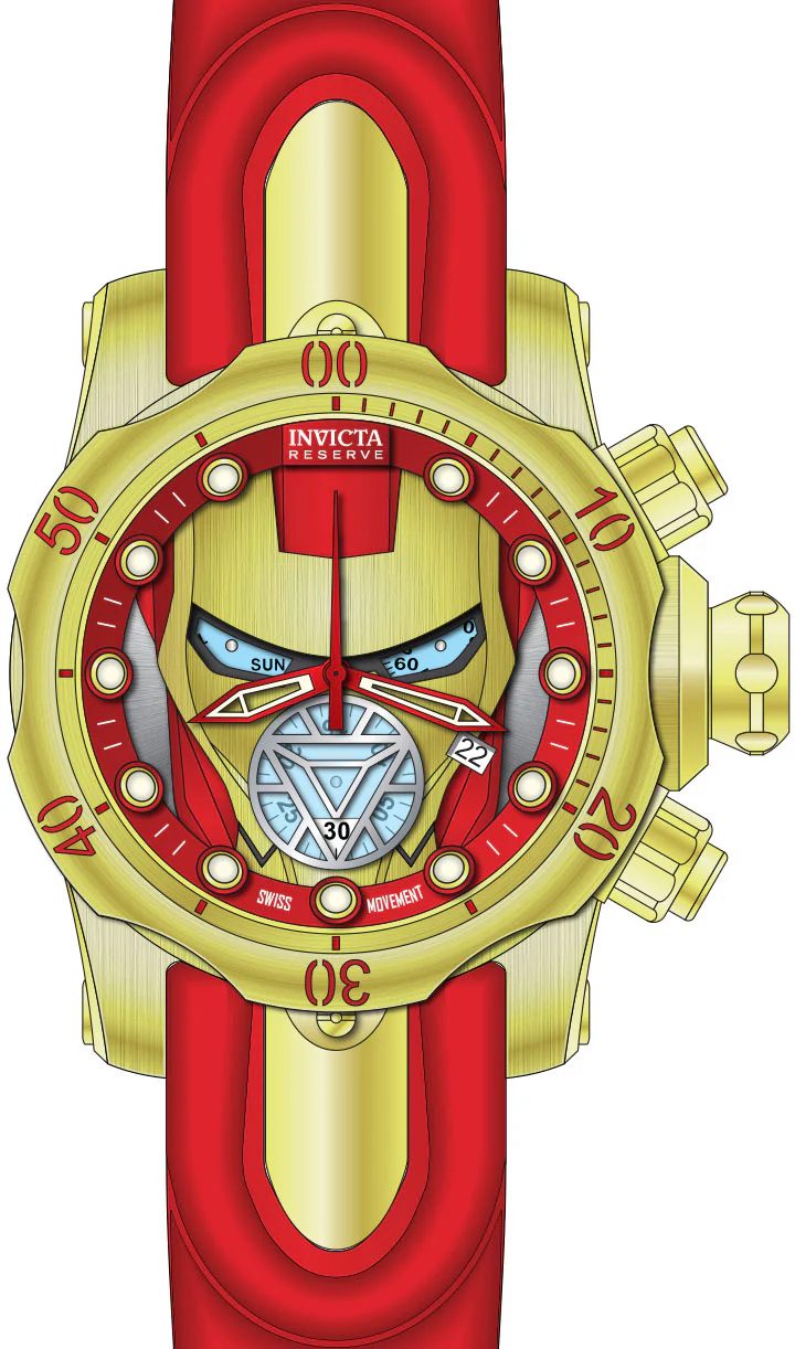 Band For Invicta Reserve Venom Men 50710