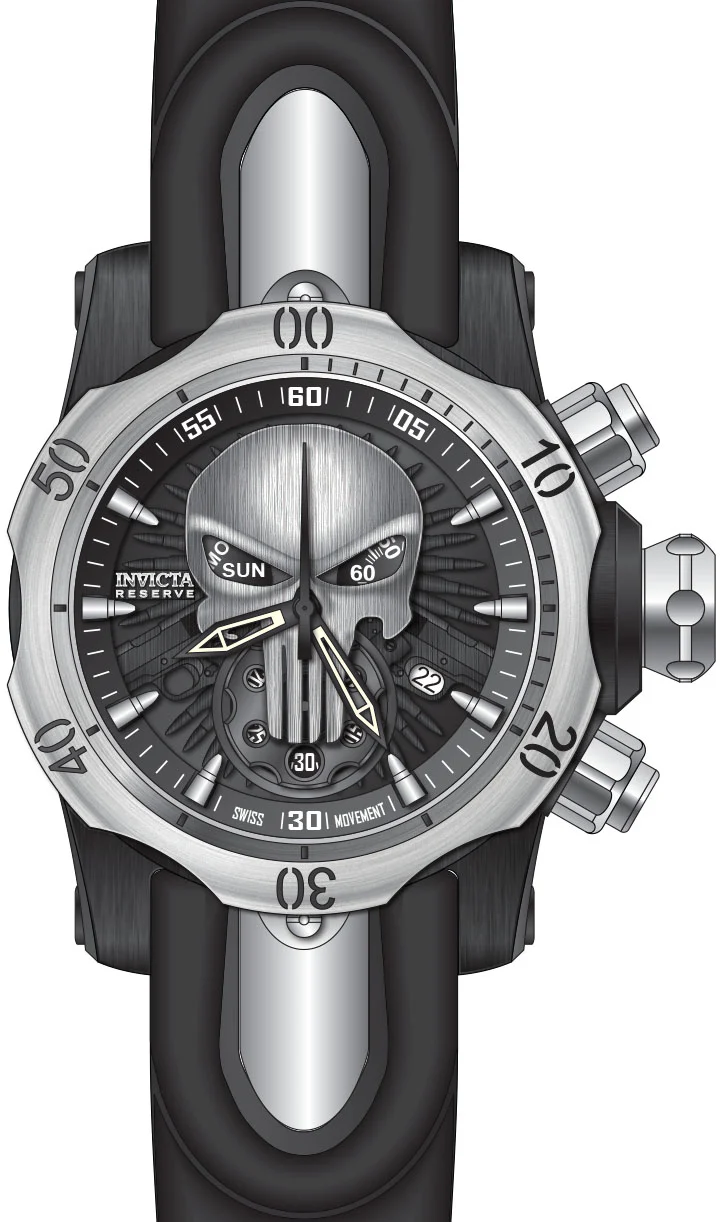 Band For Invicta Reserve Venom Men 50712