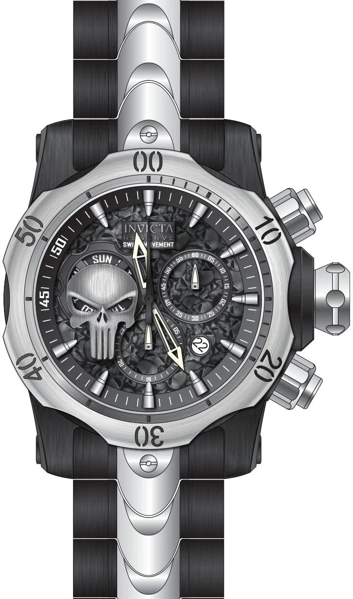 Band For Invicta Reserve Venom Men 50717