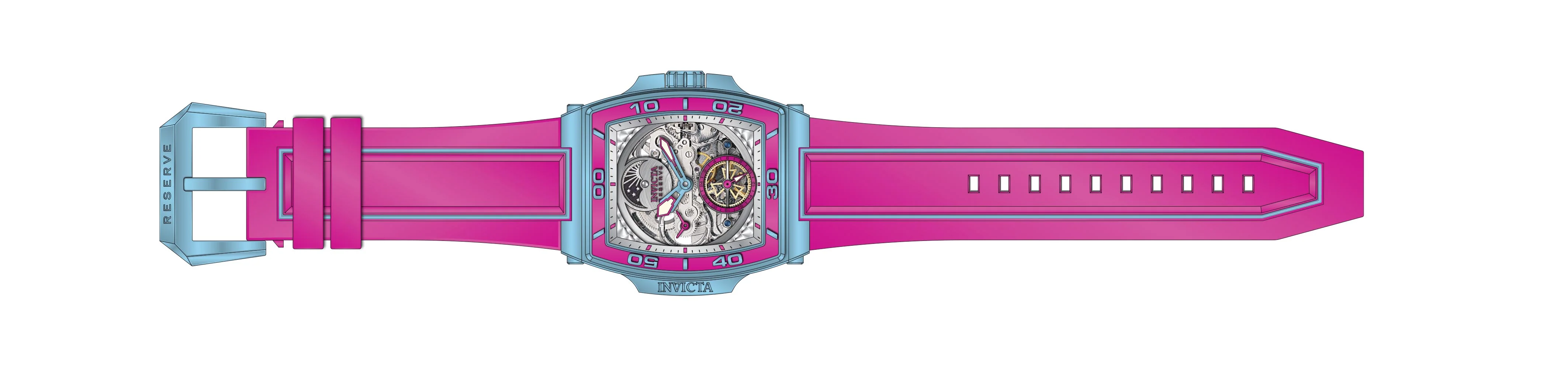 Band for Invicta S1 Rally Diablo Men 43417