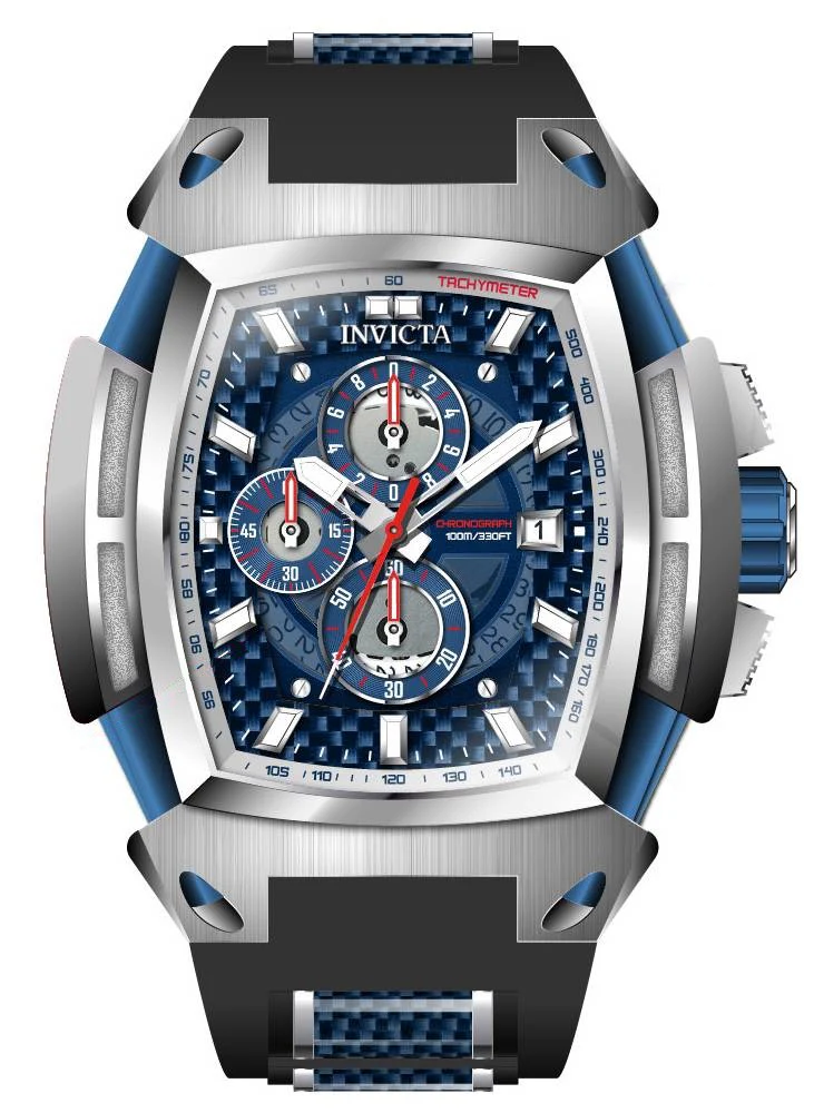 Band For Invicta S1 Rally Diablo Men 44556