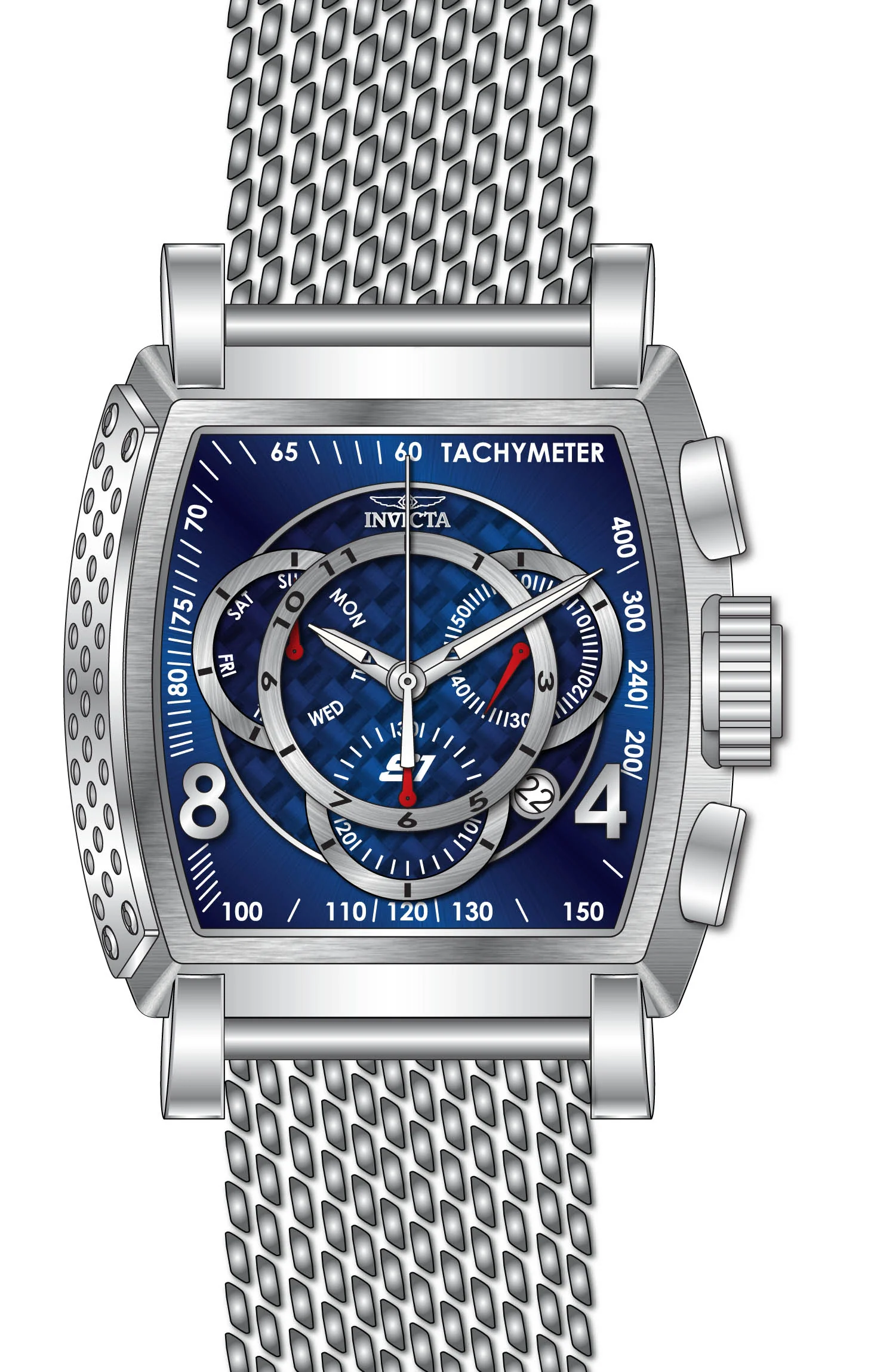 Band For Invicta S1 Rally Men 46008