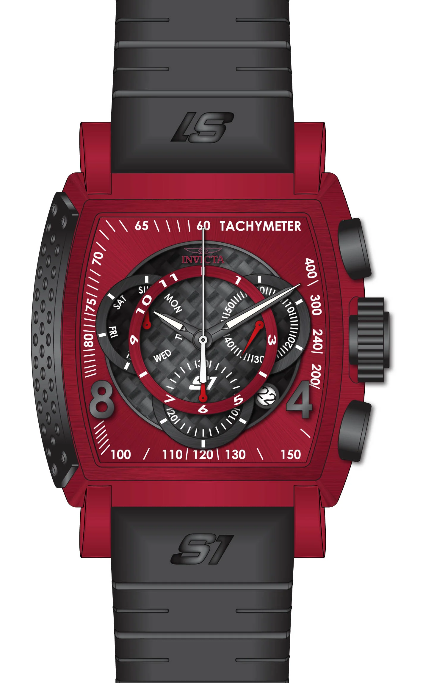 Band For Invicta S1 Rally Men 46030