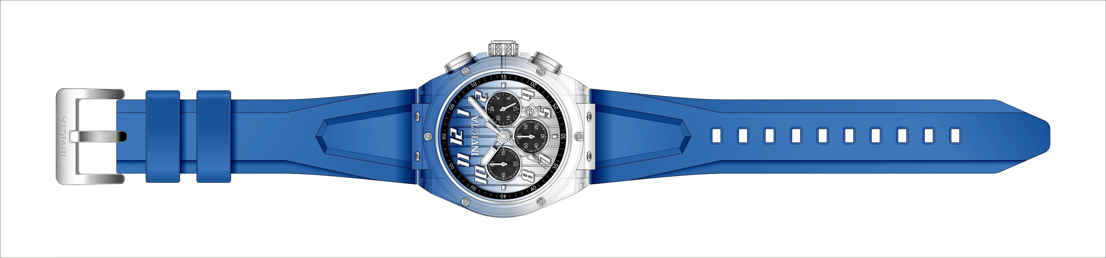 Band For Invicta S1 Rally Men 47350
