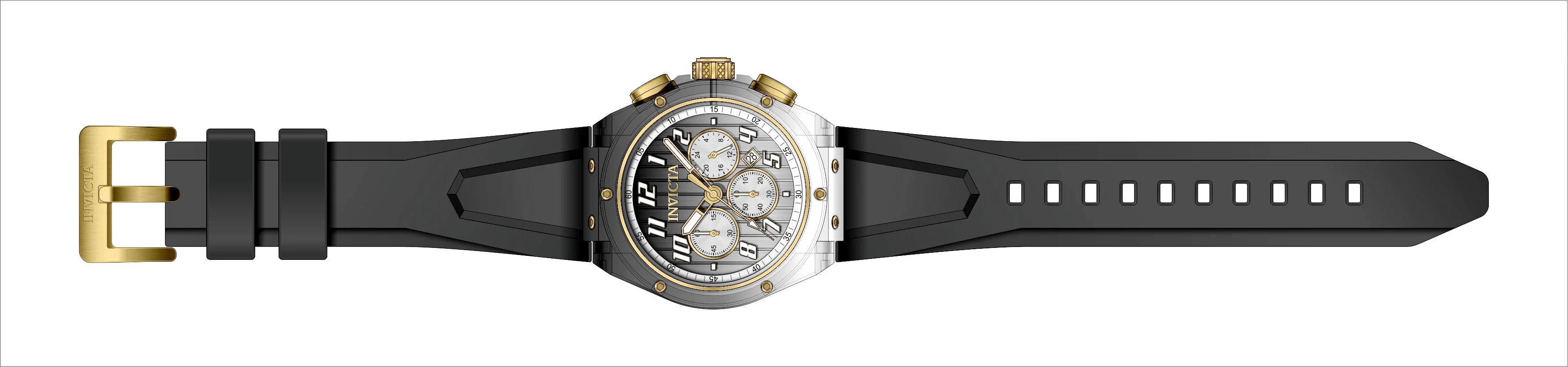 Band For Invicta S1 Rally Men 47352