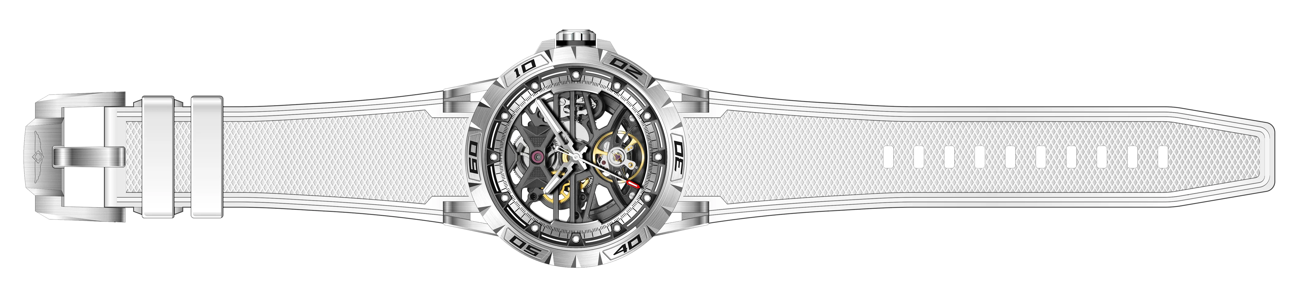 Band For Invicta S1 Rally  Men 70522