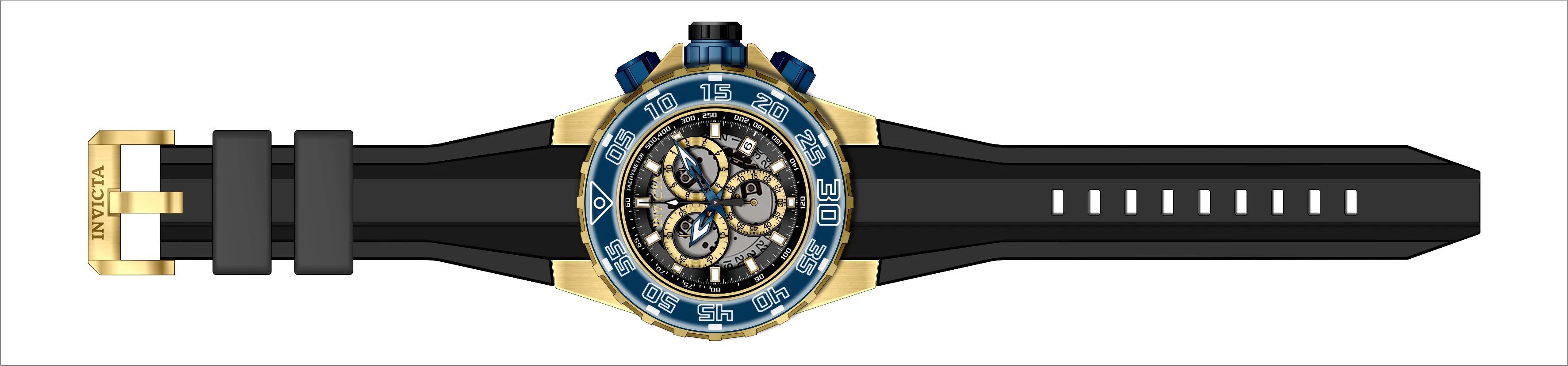 Band For Invicta Sea Hunter  Men 45507