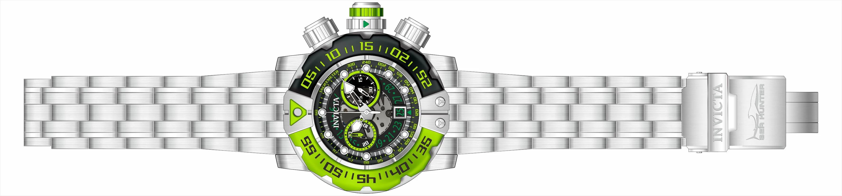 Band For Invicta Sea Hunter Men 49609