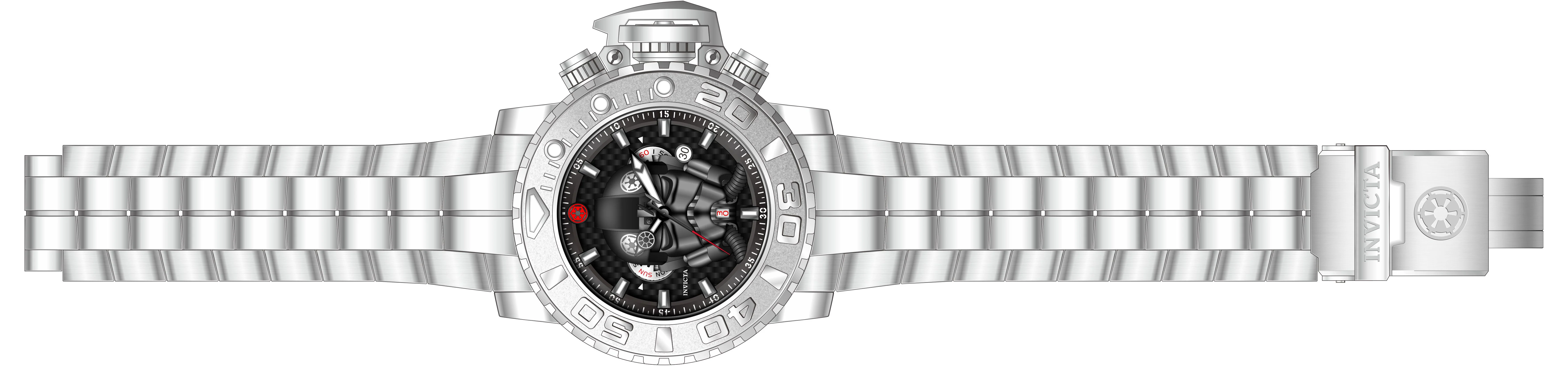 Band For Invicta Sea Hunter Men 50849