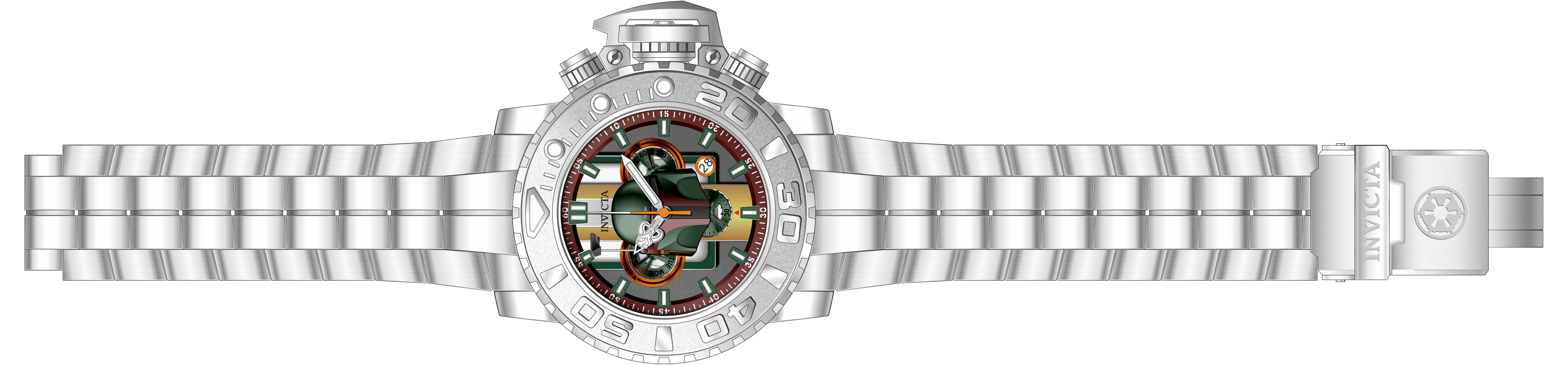 Band For Invicta Sea Hunter  Men 50851 - Image 2