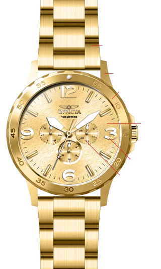 Band For Invicta Specialty  Men 44829