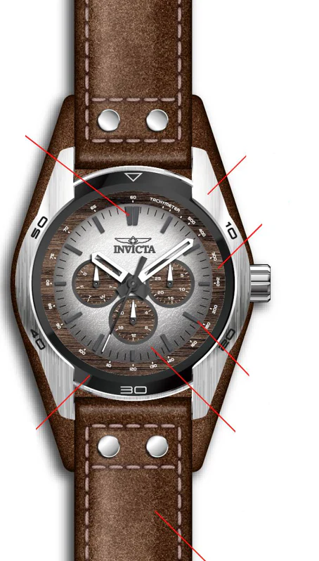 Band For Invicta Specialty Men 44837