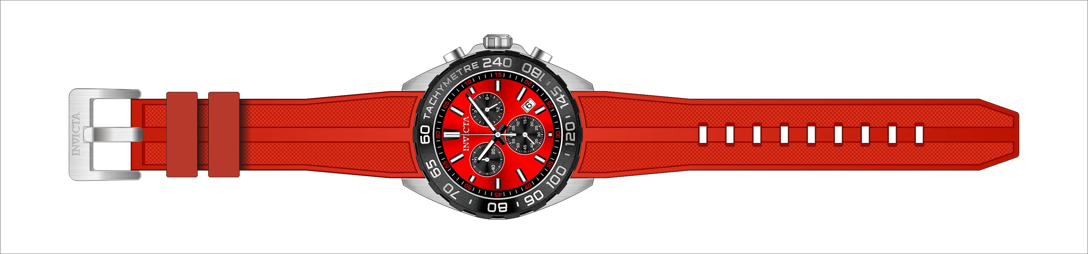 Band For Invicta Speedway Men 44879