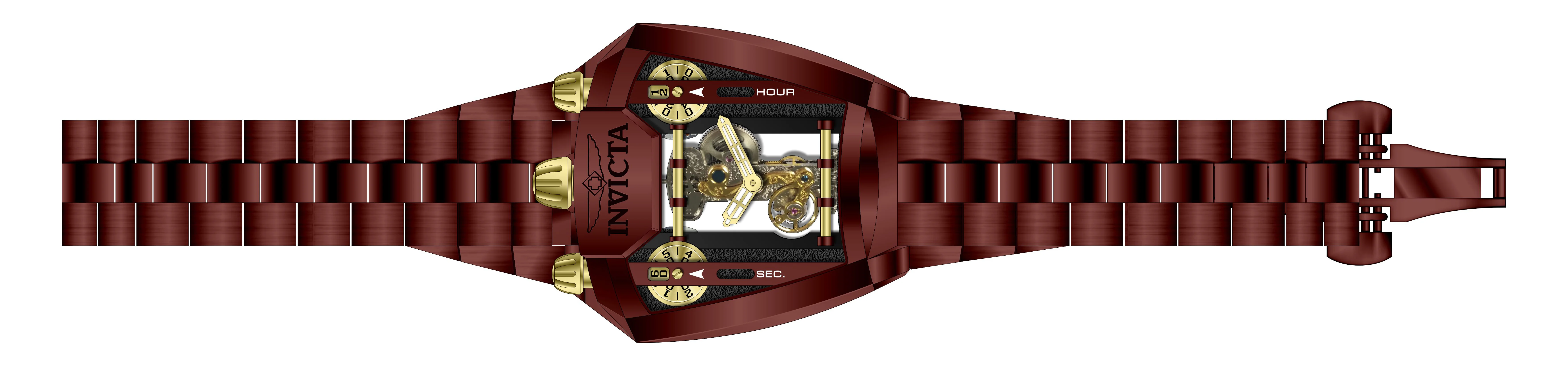 Band For Invicta Speedway Men 45845